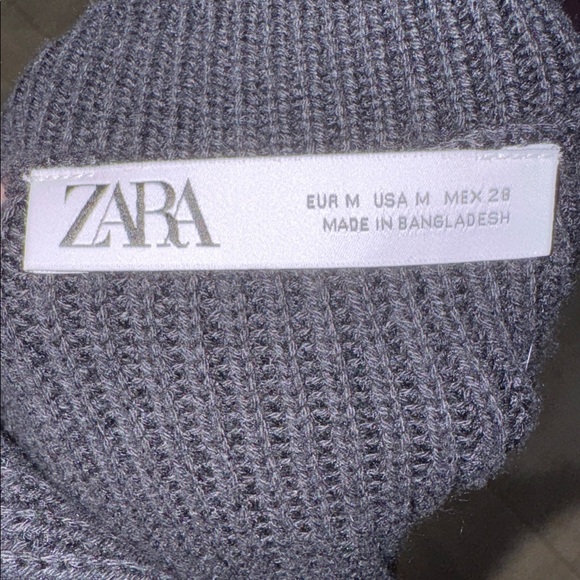 Zara Charcoal Knit Sweater Vest - Picture 6 of 6